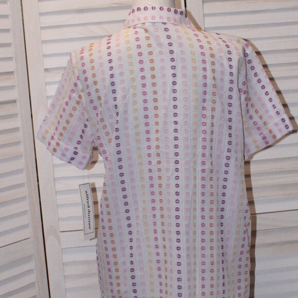 Alfred Dunner size small button up blouse. NWT - Picture 2 of 5
